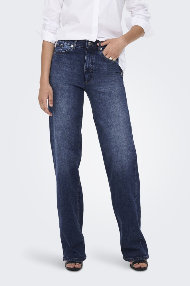 ONLJUICY HW WIDE DNM REA398 NOOS 15266858 DARK BLUE DENIM